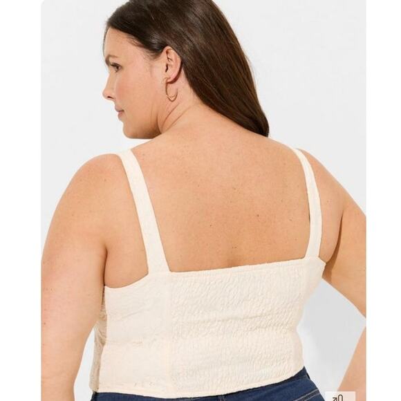 TORRID NWT Lace Corset Crop Top 1x(14-16) - Picture 13 of 13